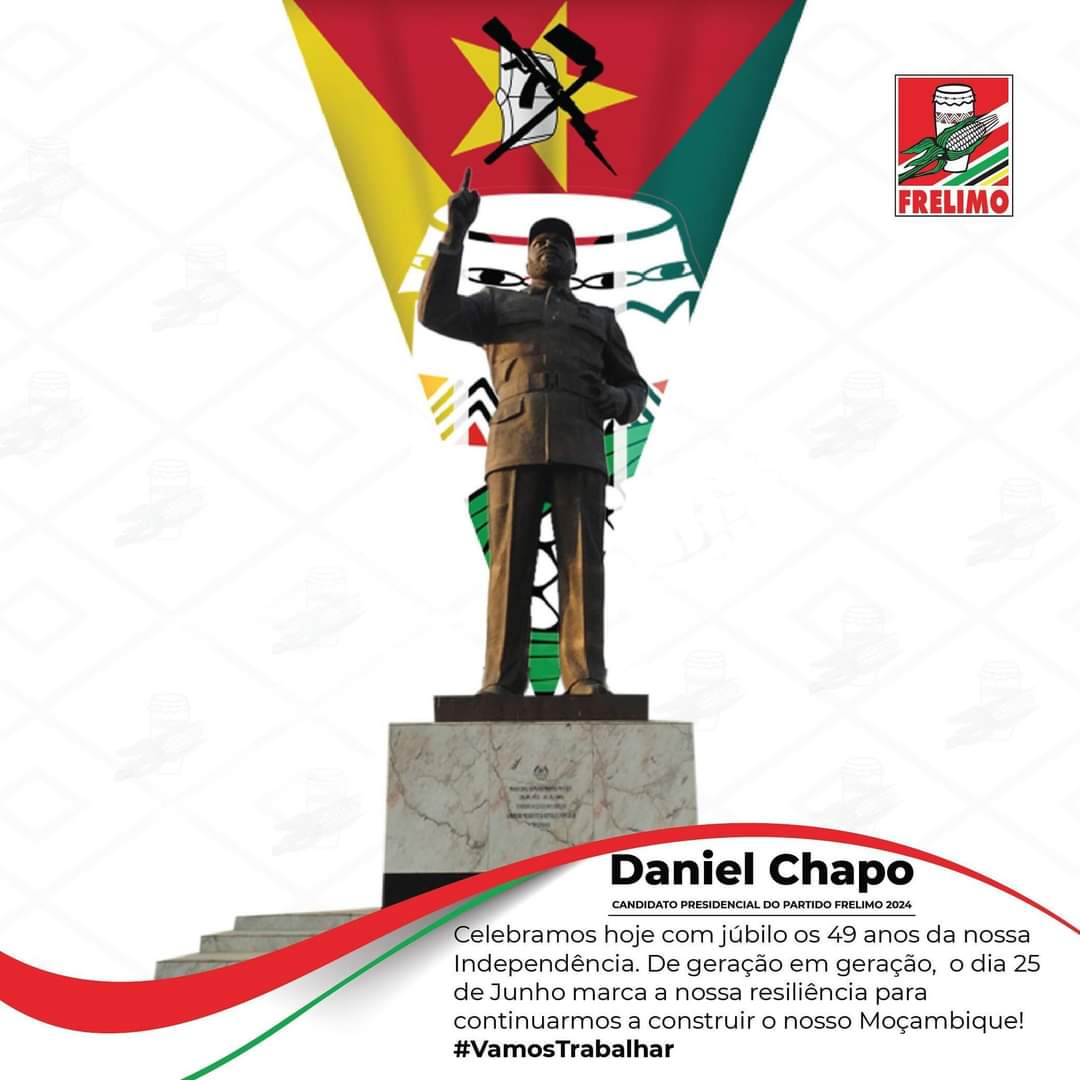 Felimo MENSAGEM DA FRELIMO POR OCASIÃO DO 25 DE JUNHO, DIA DA INDEPENDÊNCIA ...